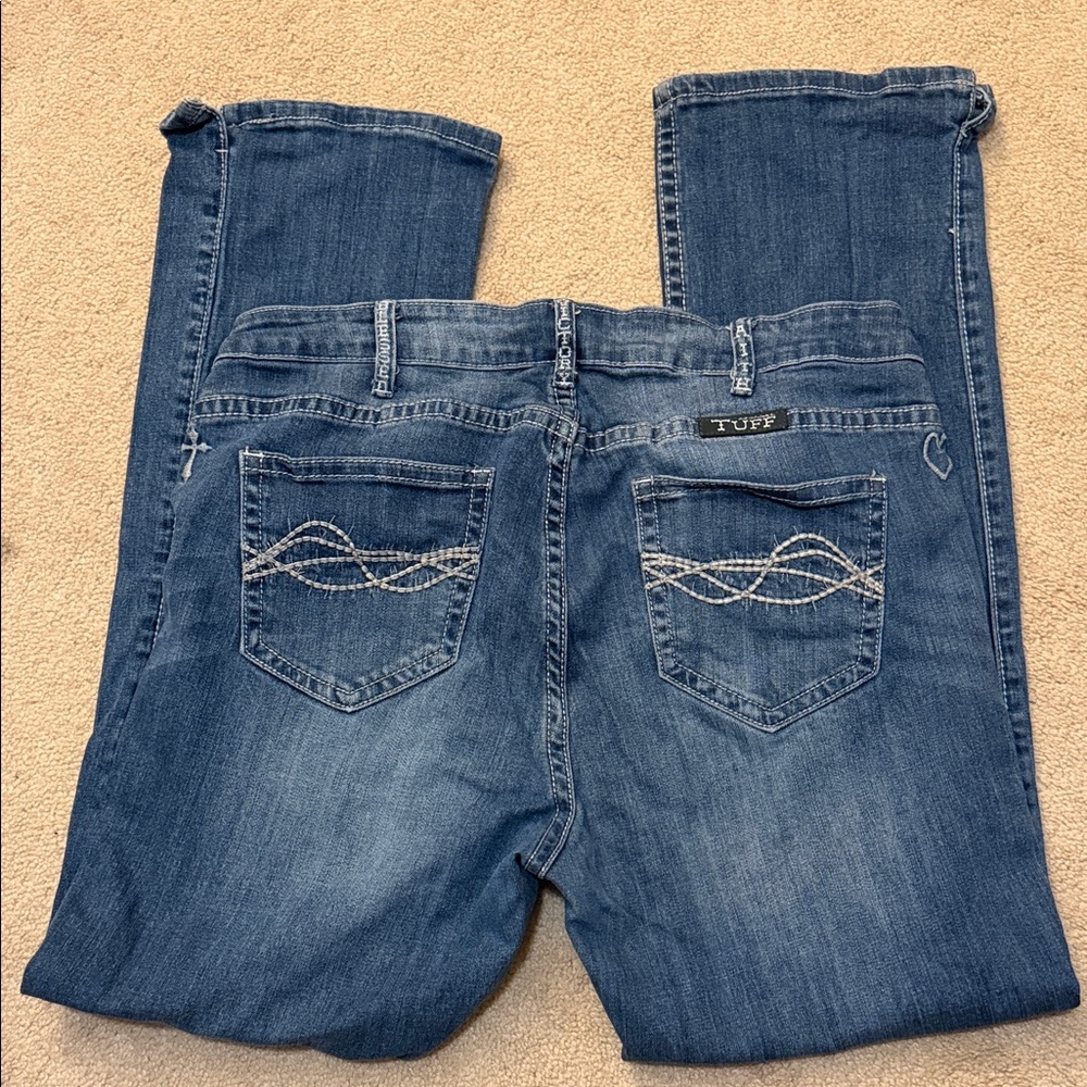 Cowgirl Tuff Women's Classic Blue Boot Cut Jeans